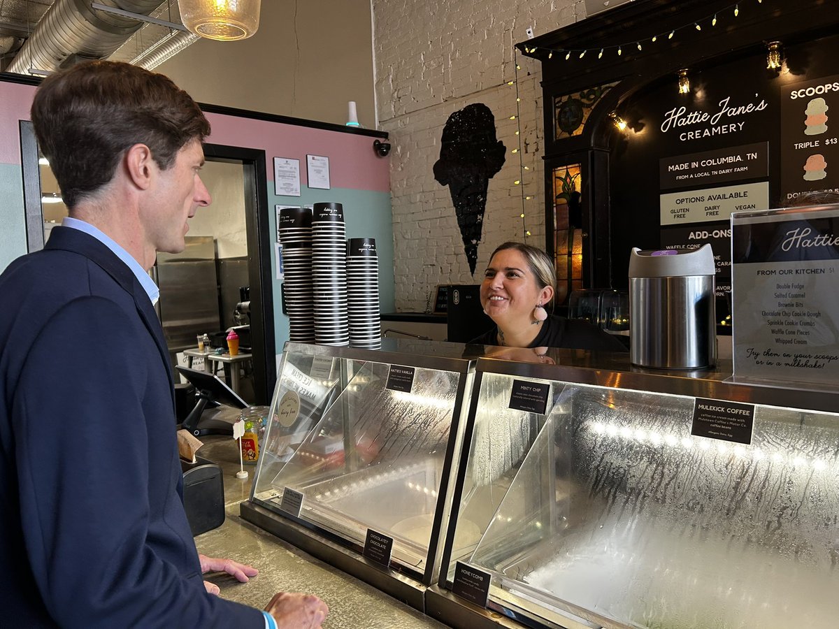 Serving as Mayor of Columbia has been the honor of my life. That’s why I was proud to launch my campaign for TN’s 5th Congressional District right here where it all started – with an early morning ice cream. 

Thank you to everyone who came out this morning. I won't let you down.
