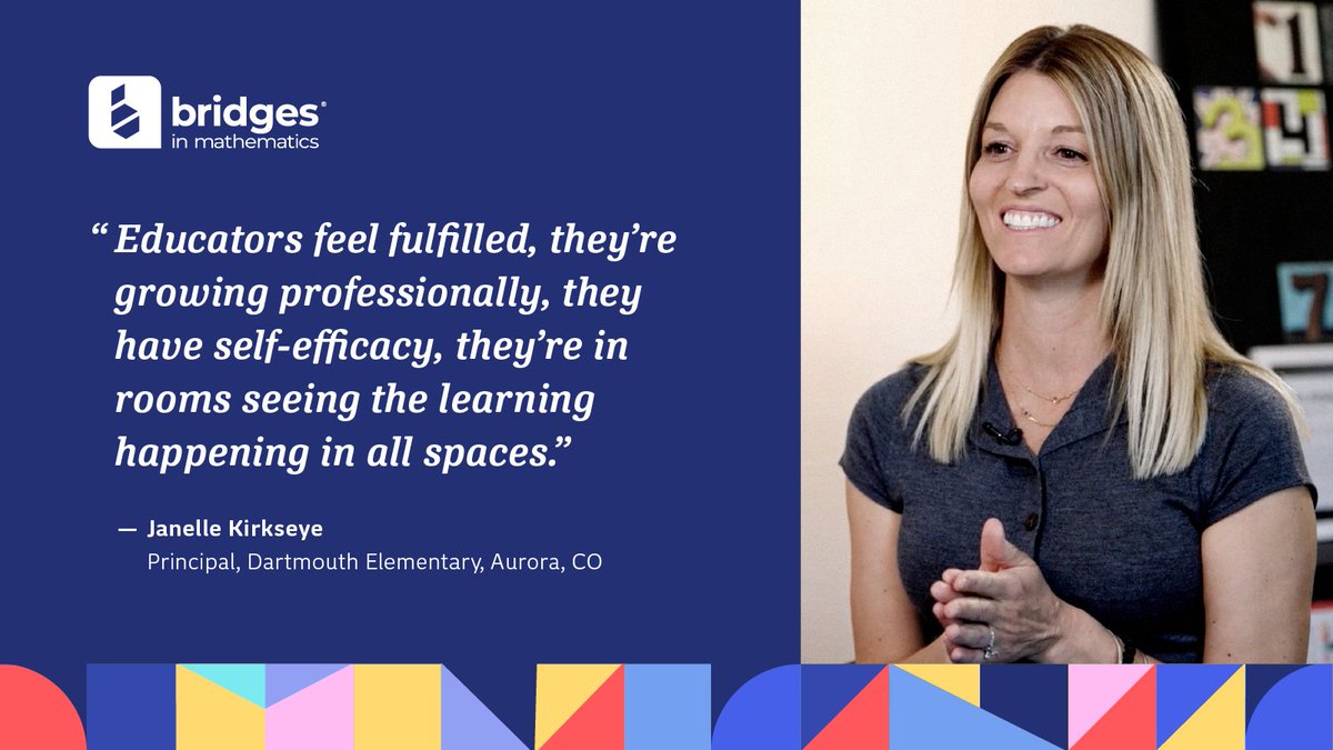 MLCmath's tweet image. Bridges® in Mathematics meets today’s classroom needs with engaging curriculum and thoughtful professional learning.