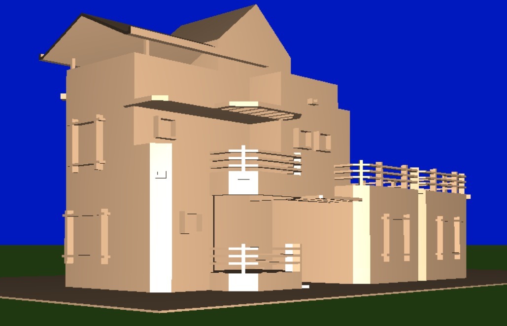 limenleap's tweet image. First image is preview generated in TAD (our design software -- teamtad.com) The 2nd image is the same bungalow rendered in Gemini AI (Nano Banana)   Preview = 1 second. Rendered image = 2 seconds approx.  #AI #AIM #BIM #ArchitectureDesign #architects #makeinindia