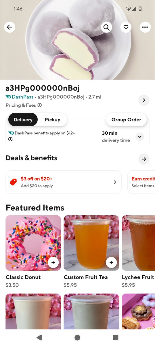 AzrielAudio's tweet image. Can't wait to try this new mochi boba place.