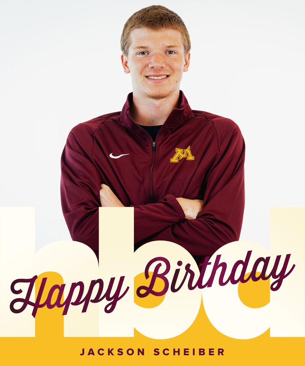 GopherSwimDive's tweet image. Wishing Jackson the happiest of birthdays! Hope you have a great day! 🎂