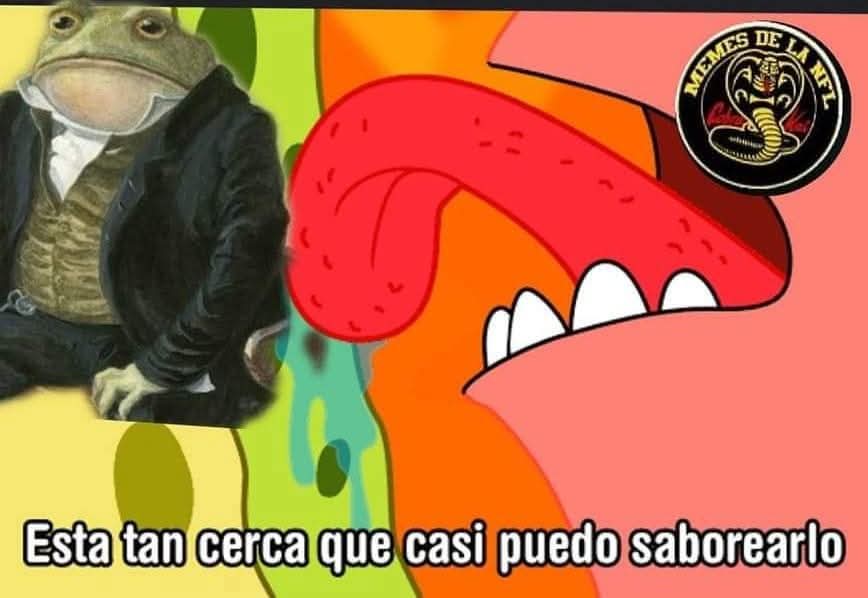 NacionMemesNFL's tweet photo. Hoy vuelve la ranita https://t.co/oNgz8HkV94