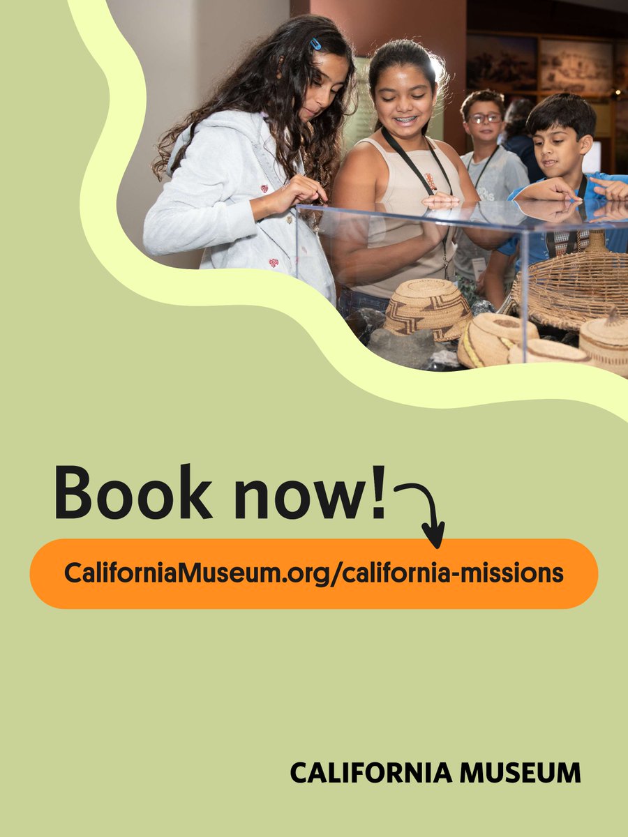 Teachers: ready to make California’s historic missions meaningful for your students? 📚

🤝 Our "California Missions" field trip teaches students the history of the mission system and its impact on Native peoples.

📲 Learn more about our field trips via the link in our bio!