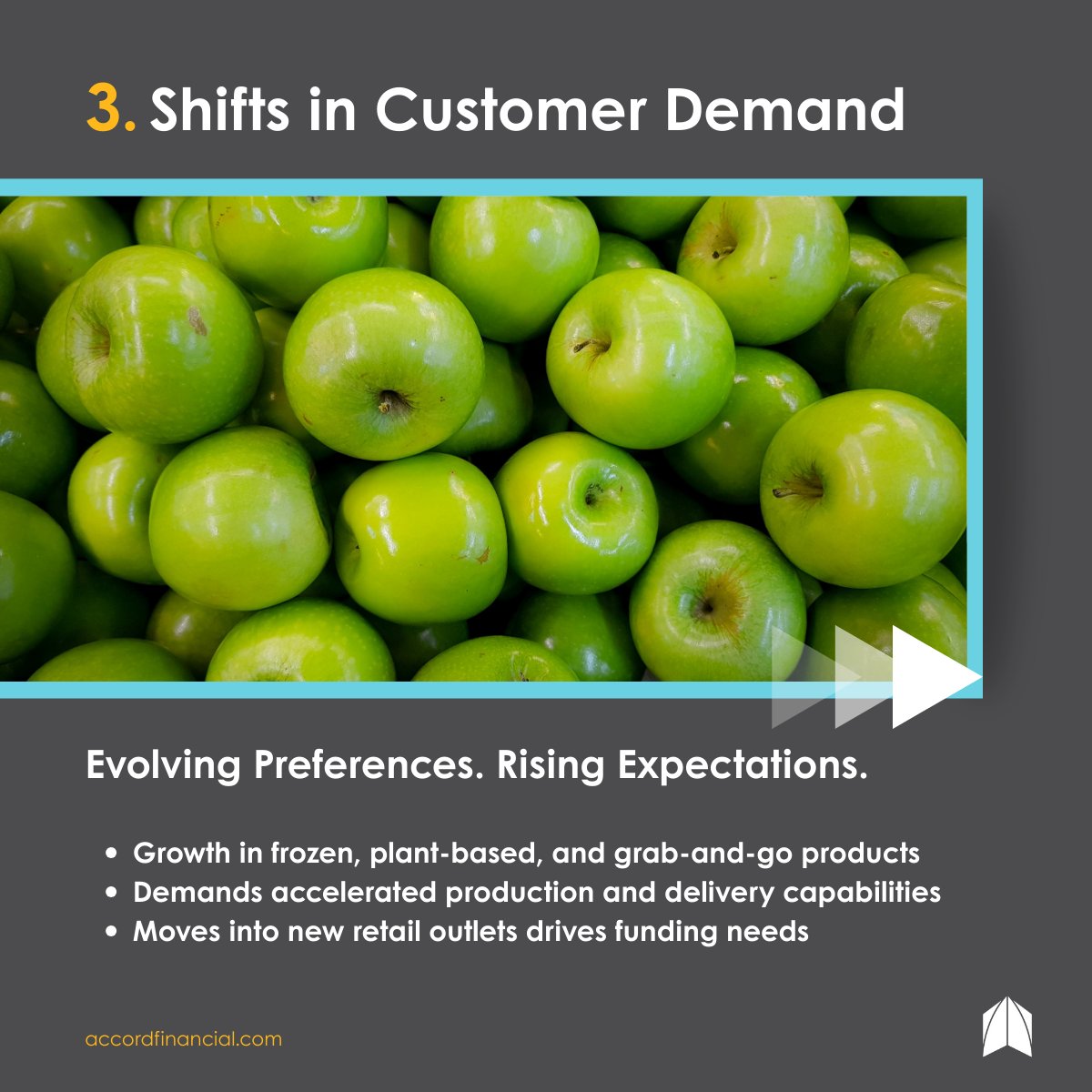 Unlock cash flow to manage your supply chain with financing from Accord Financial.

Learn more about next steps: accordfinancial.com/expertise/food…

Food and Beverage Industry | Accord Financial | Industry Challenges

#IndustryChallenges #FoodandBeverage #AccordFinancial #WorkingCapital