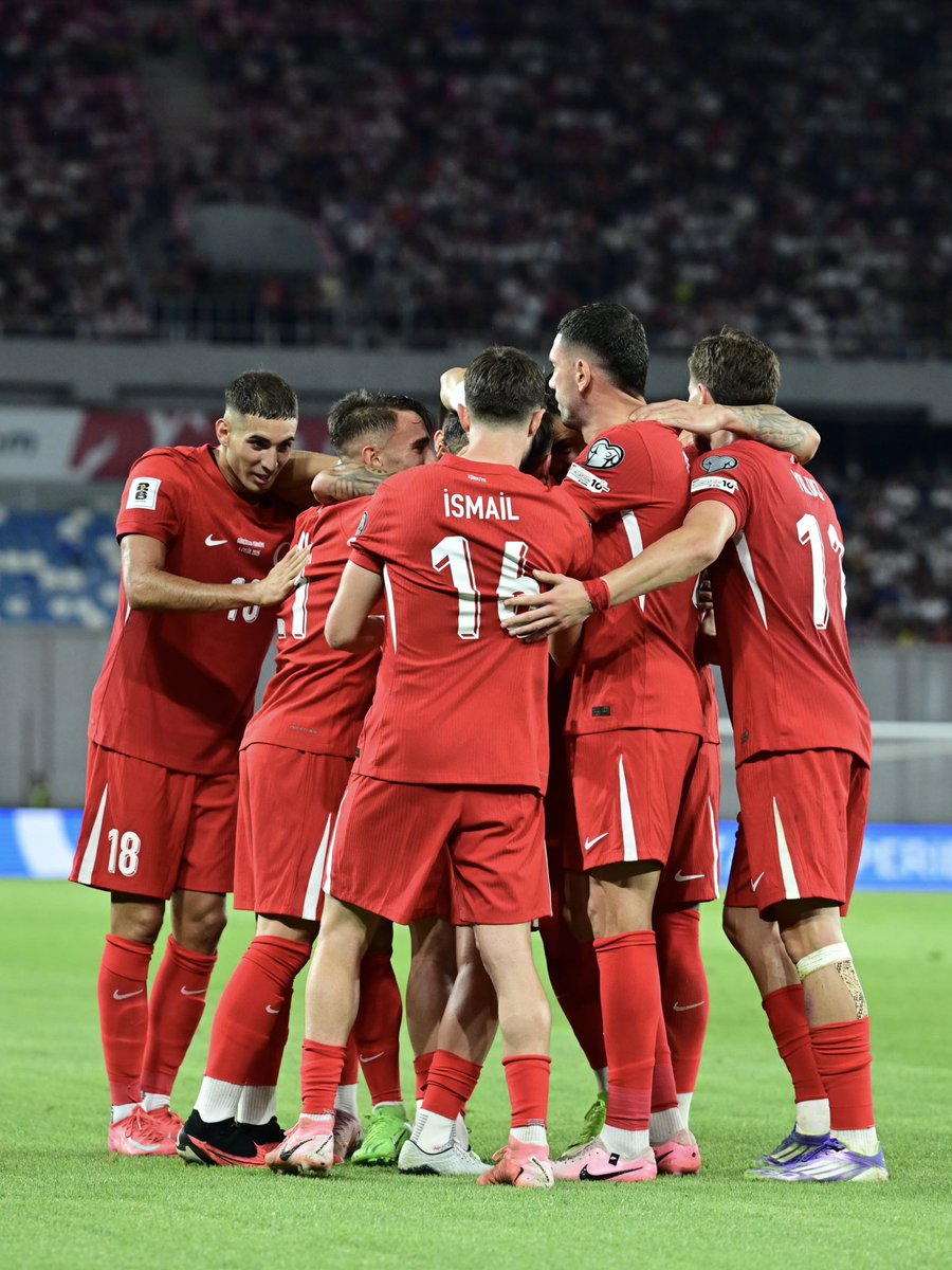 🇹🇷 Tebrikler #BizimÇocuklar 👏

A Milli Takımımız, 2026 Dünya Kupası Elemeleri E Grubu ilk maçında Gürcistan’ı deplasmanda 3-2 mağlup etti.

#GEOTUR #07Gençlik