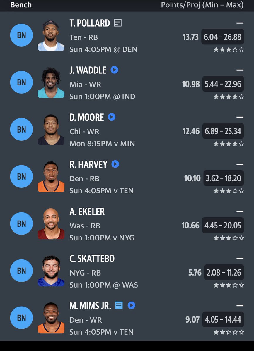 Fitzburg's tweet image. Who should I drop? I need a kicker. #FantasyFootball #YahooFantasyFootball @TheFFBallers @PFF_Fantasy @FantasyPros @YahooFantasy