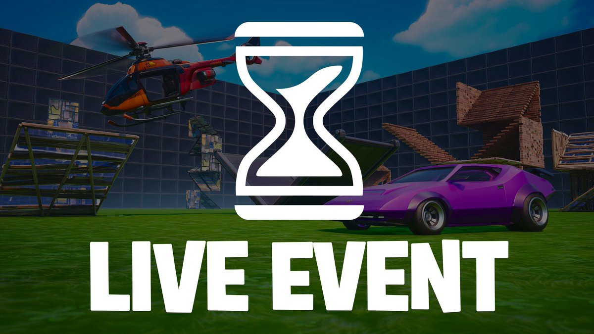 Our 1v1 with Every Gun map is doing a Live Event this Saturday at 12:00pm Eastern Time!

Players who attend the event will receive an exclusive in-game reward permanently on their account!

Map Code: 6155-1398-4059 | #Fortnite
