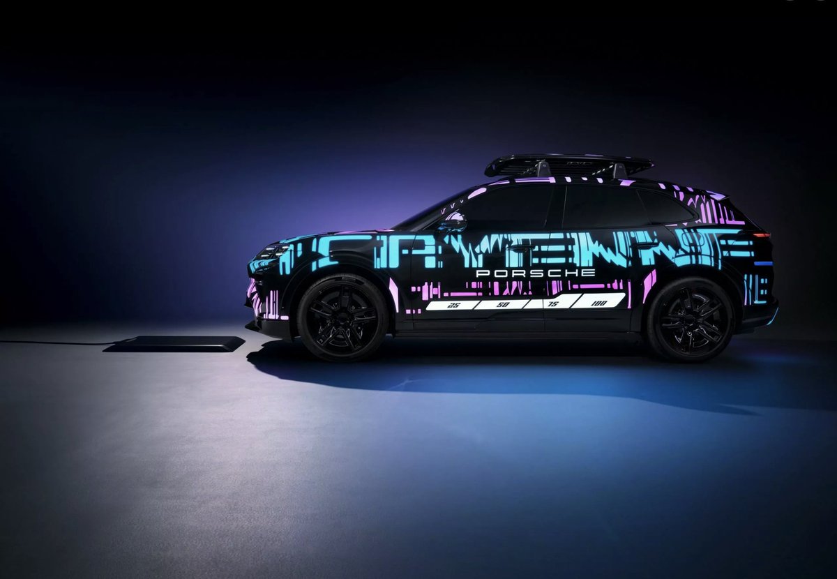 XaaronReviews's tweet photo. 🚨BREAKING: 2027 Porsche Cayenne EV To Be Able To Charge Inductively OR Without Cables!!!!!!! #CayenneEV #Trump #Sinner #AsiaCup2025 #ElonMusk #COTA https://t.co/yxBlie63cq