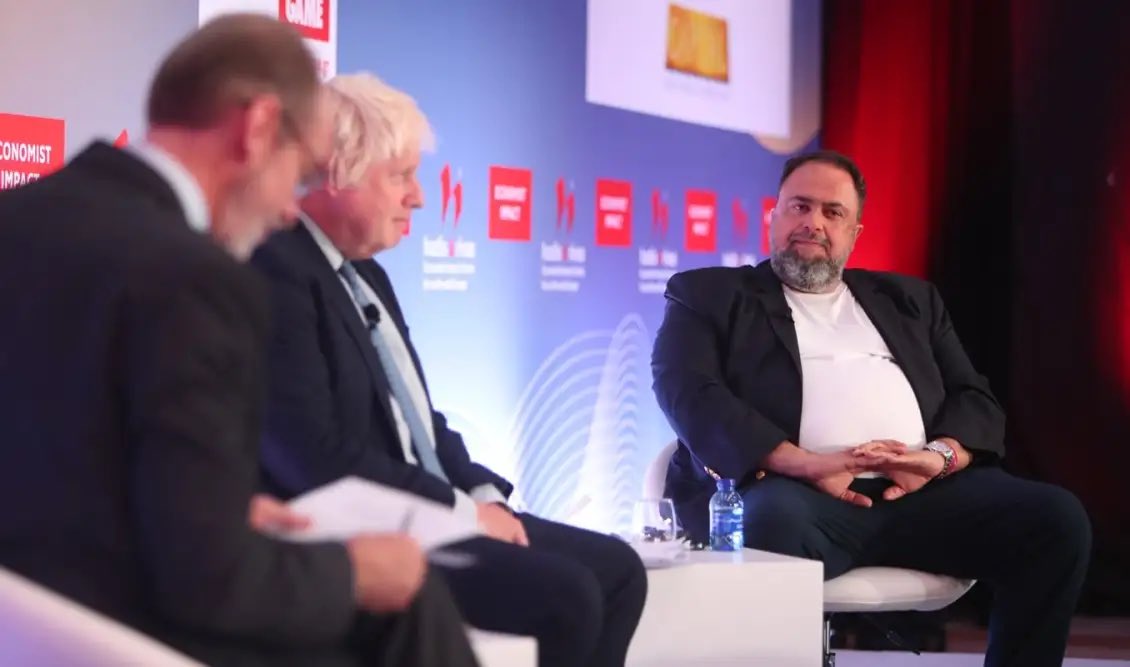 Marka2free's tweet photo. Βαγγέλης Μαρινακης στο συνέδριο του Economist: «Υπάρχει μεγάλη διαφθορά οπως του #ΟΠΕΚΕΠΕ, αντί να έχουμε μία κυβέρνηση που θα δώσει μία λύση στα σκάνδαλα και να αφήσει τη Δικαιοσύνη να κάνει τη δουλειά της, υπάρχουν συγκαλύψεις. Δεν είμαι τόσο αισιόδοξος για τρίτη θητεία»
Αυτααα https://t.co/jZ3f2gxxwV