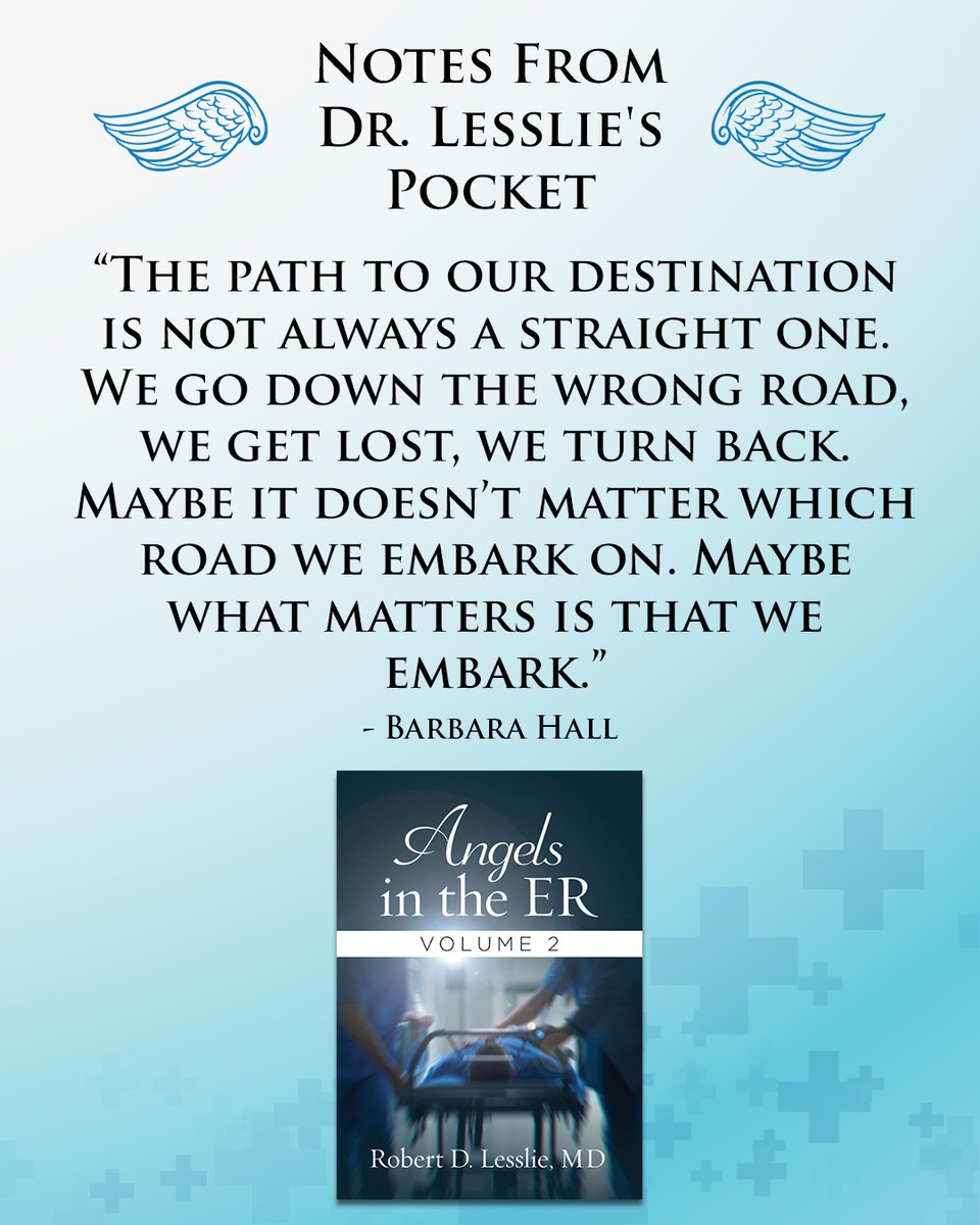 💬 Barbara Hall from the book Angels in the ER Volume 2

📚 To view or purchase Dr. Lesslie's books click here: 1l.ink/LPGMGXL

#BookQuote #RiverviewCares #RiverviewHospice #PalliativeCare #QuoteoftheDay #AngelsintheER #Angelsoncall