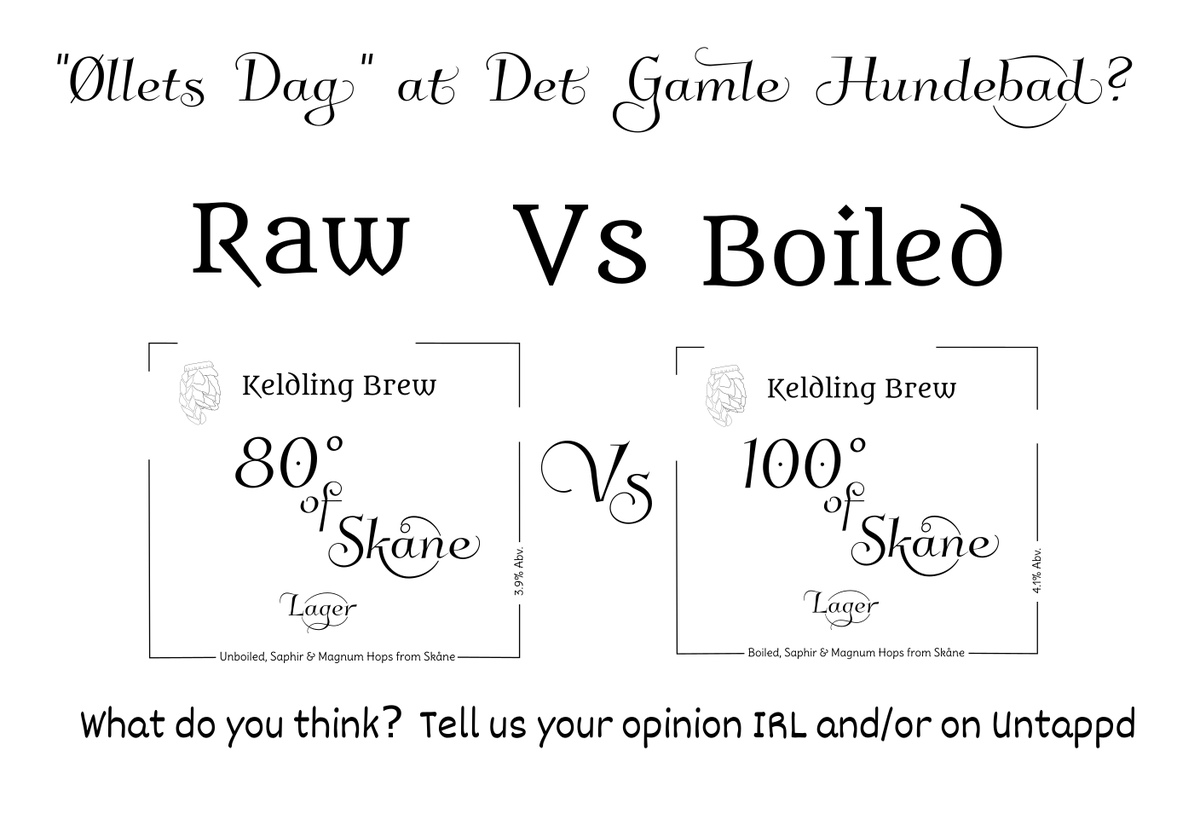 The Battle continuous at 'Det Gamle Hundebad' this Saturday 13:00-18:00 where 'Danske Ølentusiaster' (Danish Beer Enthusiasts) are celebrating "Øllets Dag" (Beer Day).