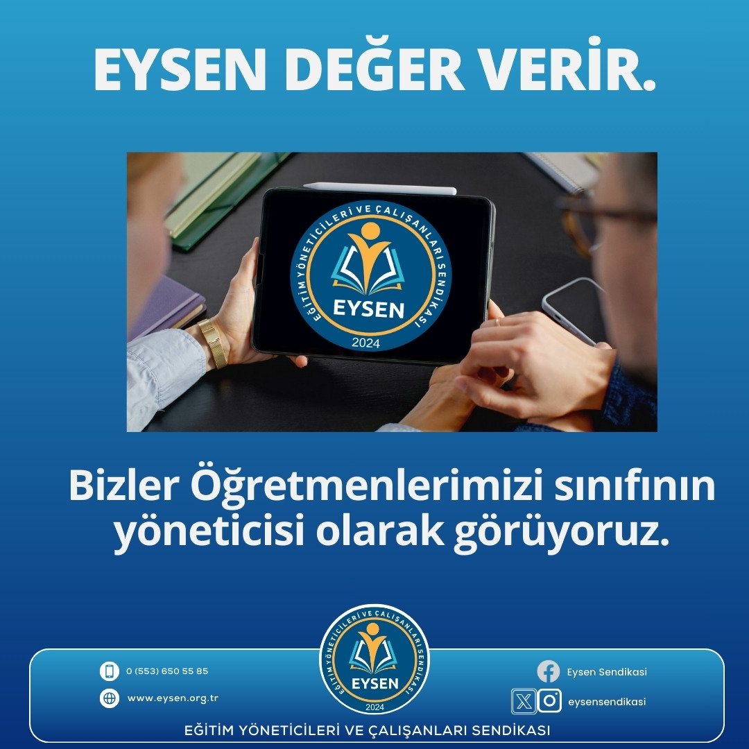 EYSEN değer verir. 
#eysensendikası