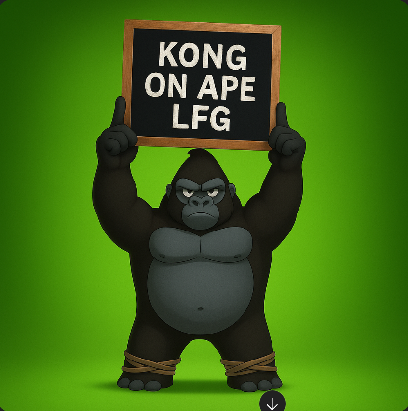 Kong on Ape tweet media
