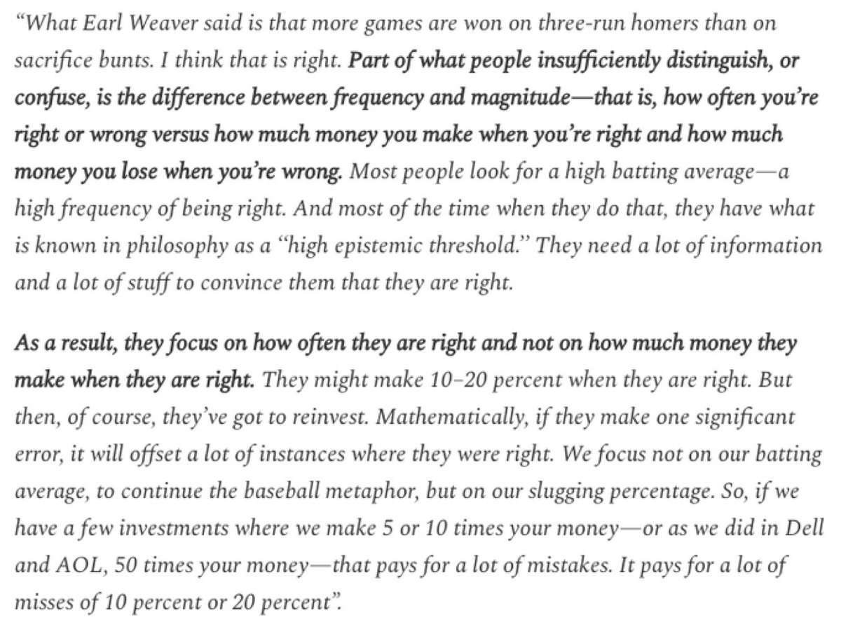 Bill Miller on batting average vs slugging average:

<a href="/KoyfinCharts/">Koyfin</a>