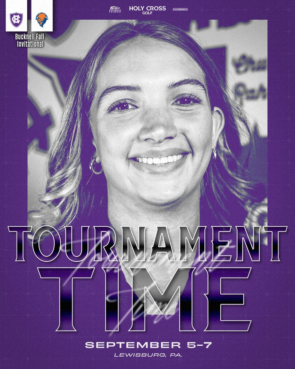 Teeing it up in Lewisburg this weekend!  

🏌️‍♀️ at Bucknell Fall Invitational
🗓️ Sept. 5-7
📍 Lewisburg, Pa.
⛳️ Bucknell Golf Club
📈 tinyurl.com/mvc5wvt8

#GoCrossGo