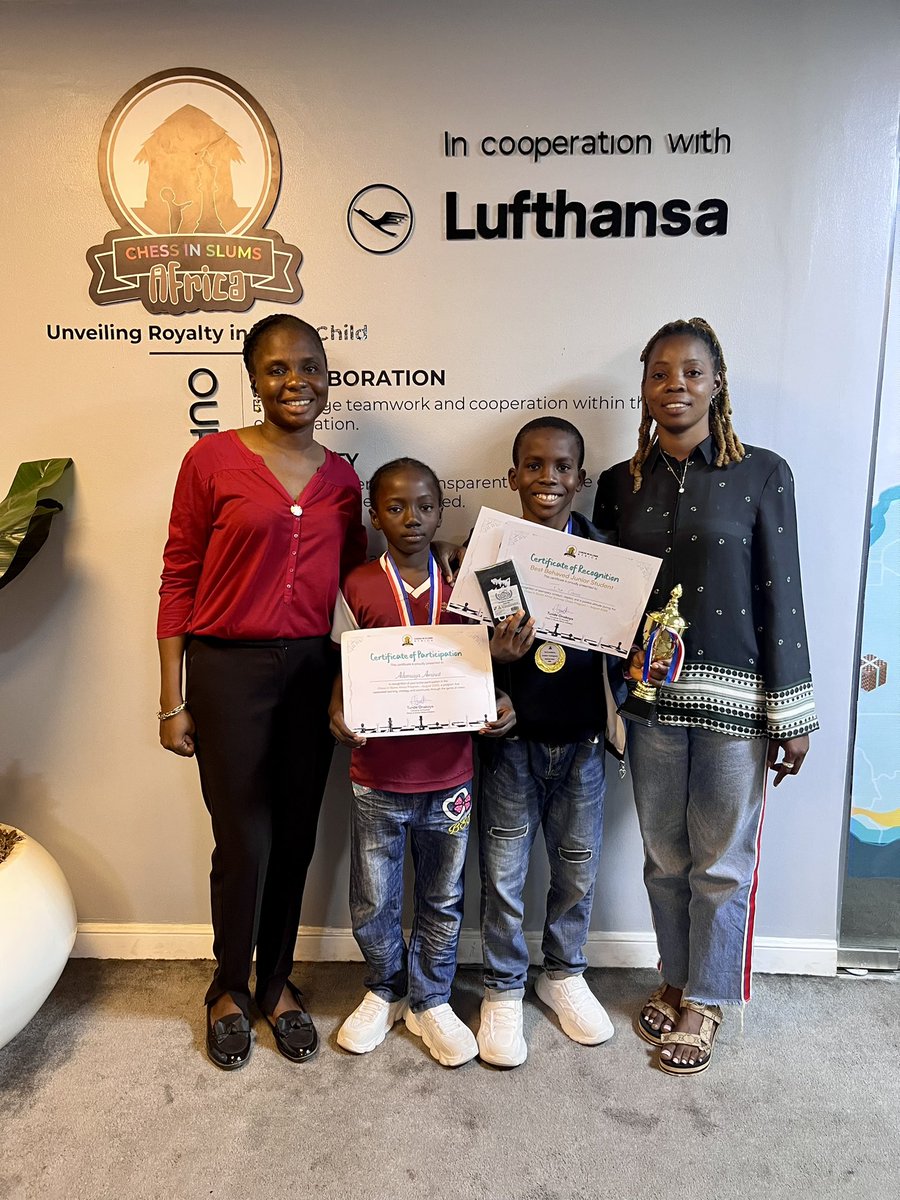 I’m one proud momma 🫶🏽 
What started as an idea from our board chair turned into a life-changing journey for two of our children, Gideon &amp; Aminat.