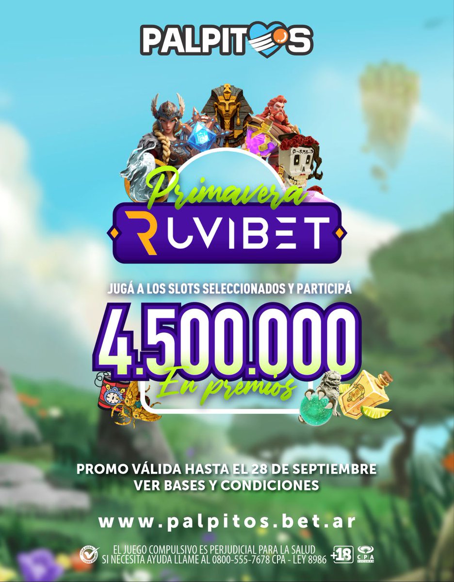 💐¡#PrimaveraRuvibet en Pálpitos! ➡️n9.cl/bz1dd