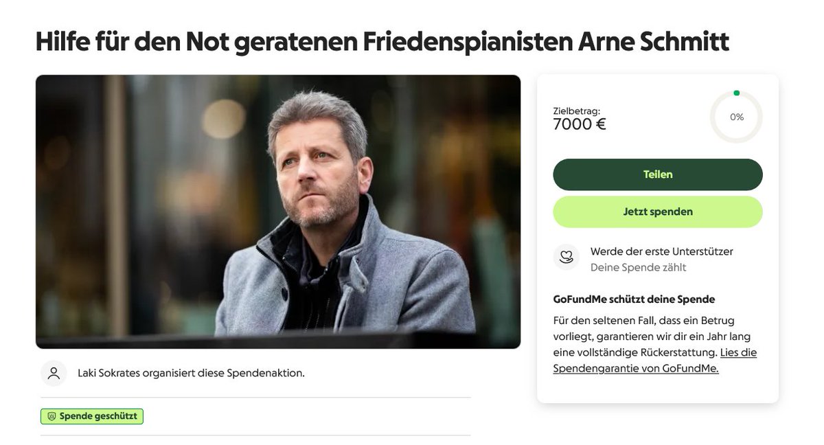 Und es geht los: Mit der Verhaftung von #ArneSchmitt soll Geld gemacht werden. Also zahlt, ihr #Zahlschafe! Ähhhh... Spendet für Arne und seine #Querdenken-Anwältin! Aber ihr könnt euer Geld auch gleich verbrennen...
#FCKNZS