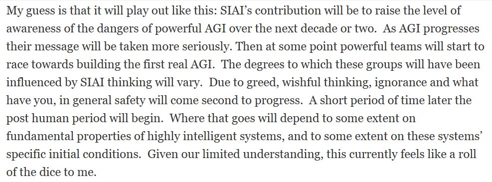 Shane Legg, 2009. (SIAI = MIRI)