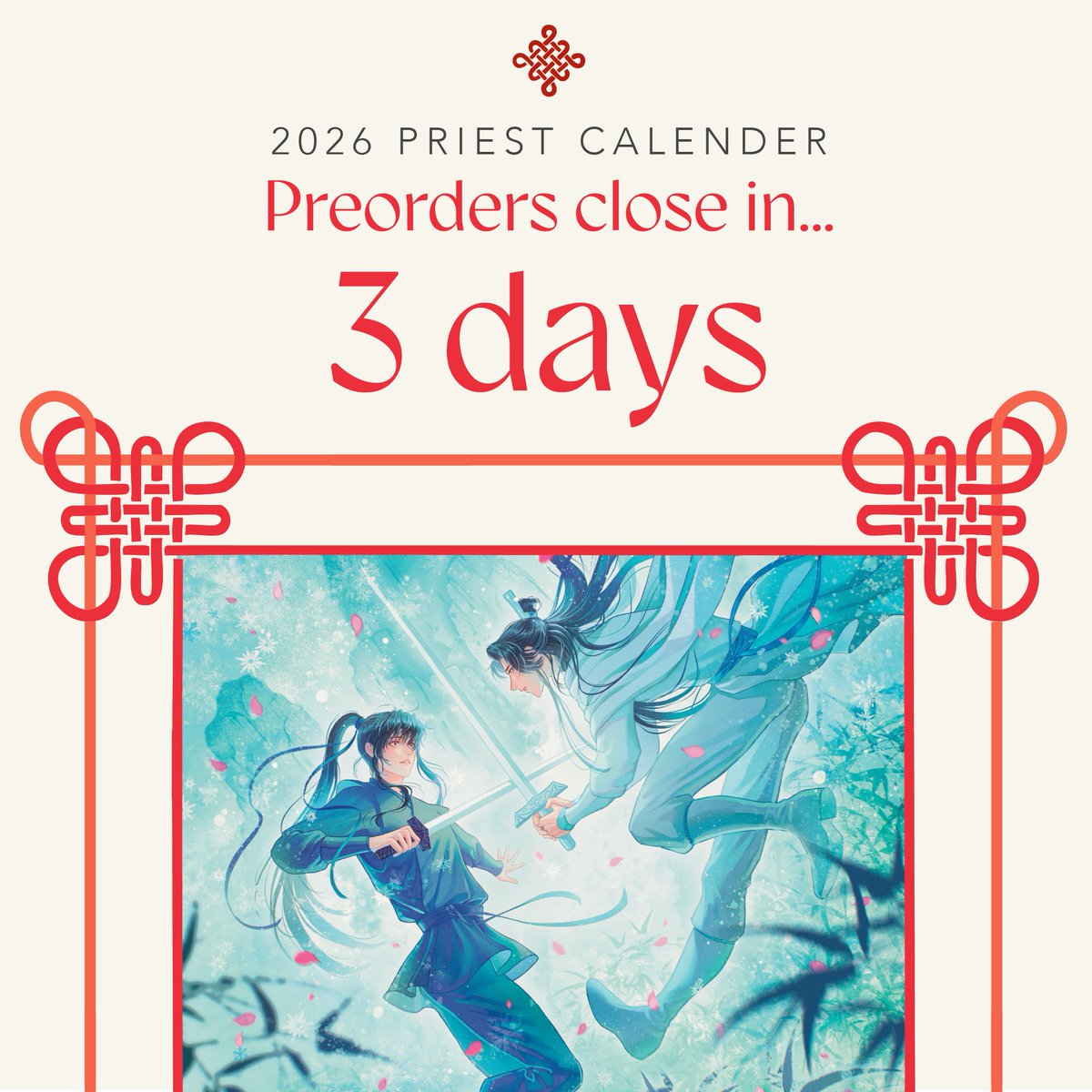 danmeicalendars's tweet photo. { Preorders Close in 3 Days }

Time is ticking, and the end of our preorders is fast approaching! The shop closes in just three days!

❖ https://t.co/GkwDN3BmtT
❖ preorders close Sept 14
❖ illustration preview: @jubu_art https://t.co/khpEtNHvhE