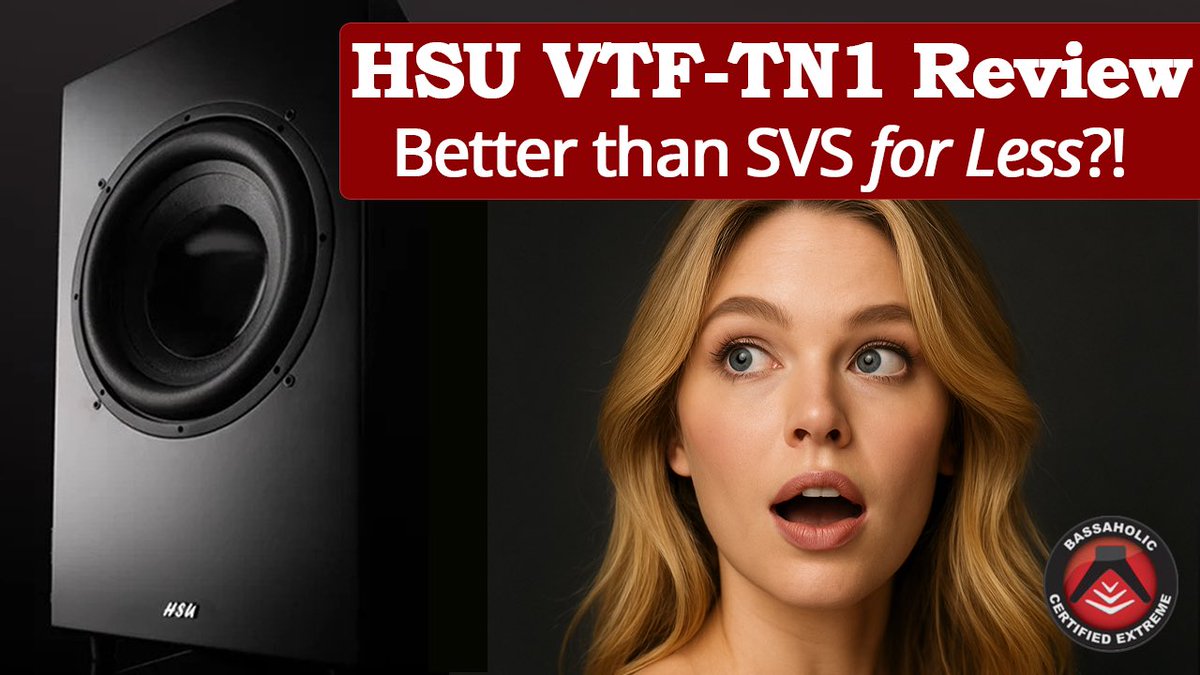 pixoinc's tweet photo. Full HSU VTF-TN1 Subwoofer Review.  Is HSU better than SVS Subwoofers?  https://t.co/Q2qy0lIBO9 via @YouTube https://t.co/WfxYqxRiju
