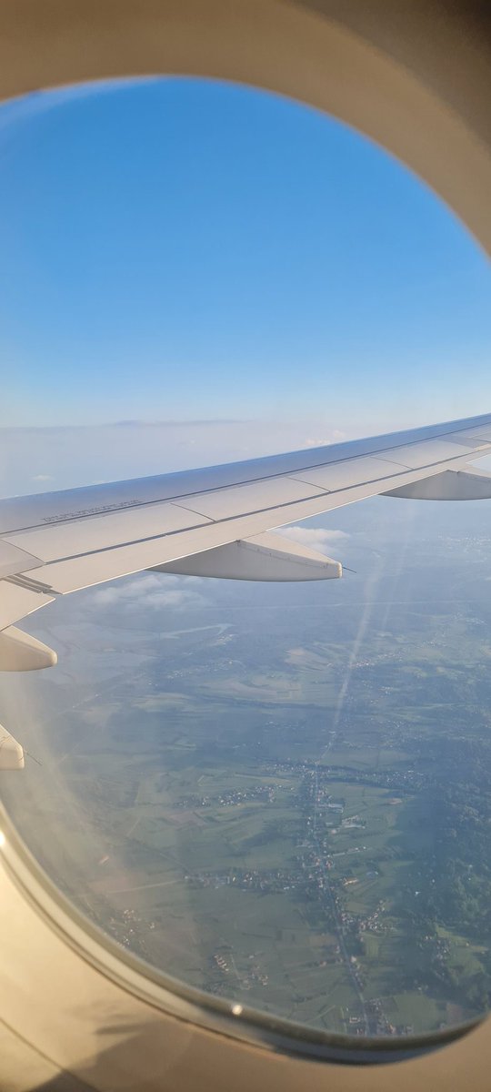 This was on our approach into Zagreb,  Croatia.
Let the walking, exploring, and fun begin 💙