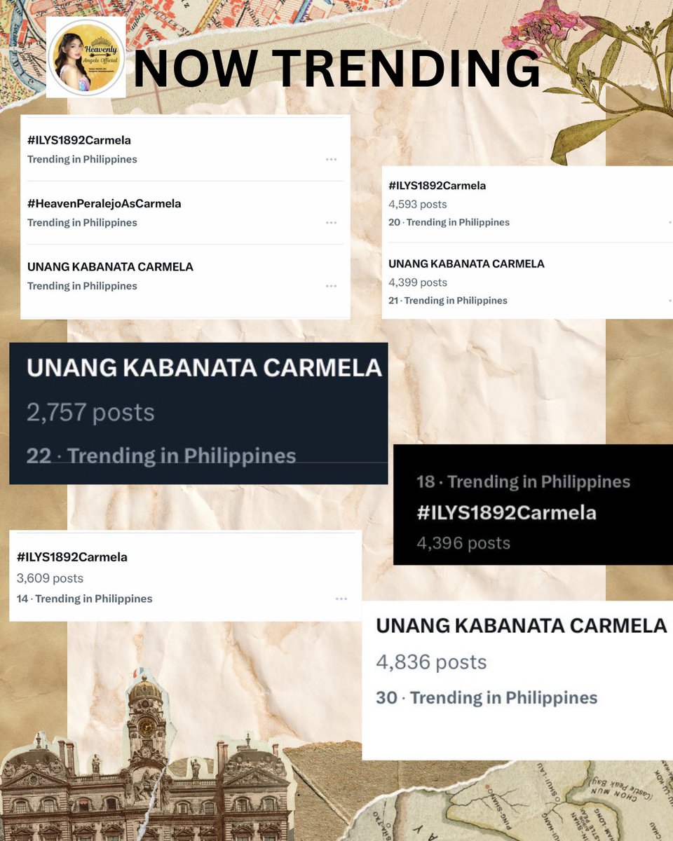 Thank you everyone for tweeting with us!!! 

UNANG KABANATA CARMELA

#ILYS1892Carmela
#HeavenPeralejoAsCarmela