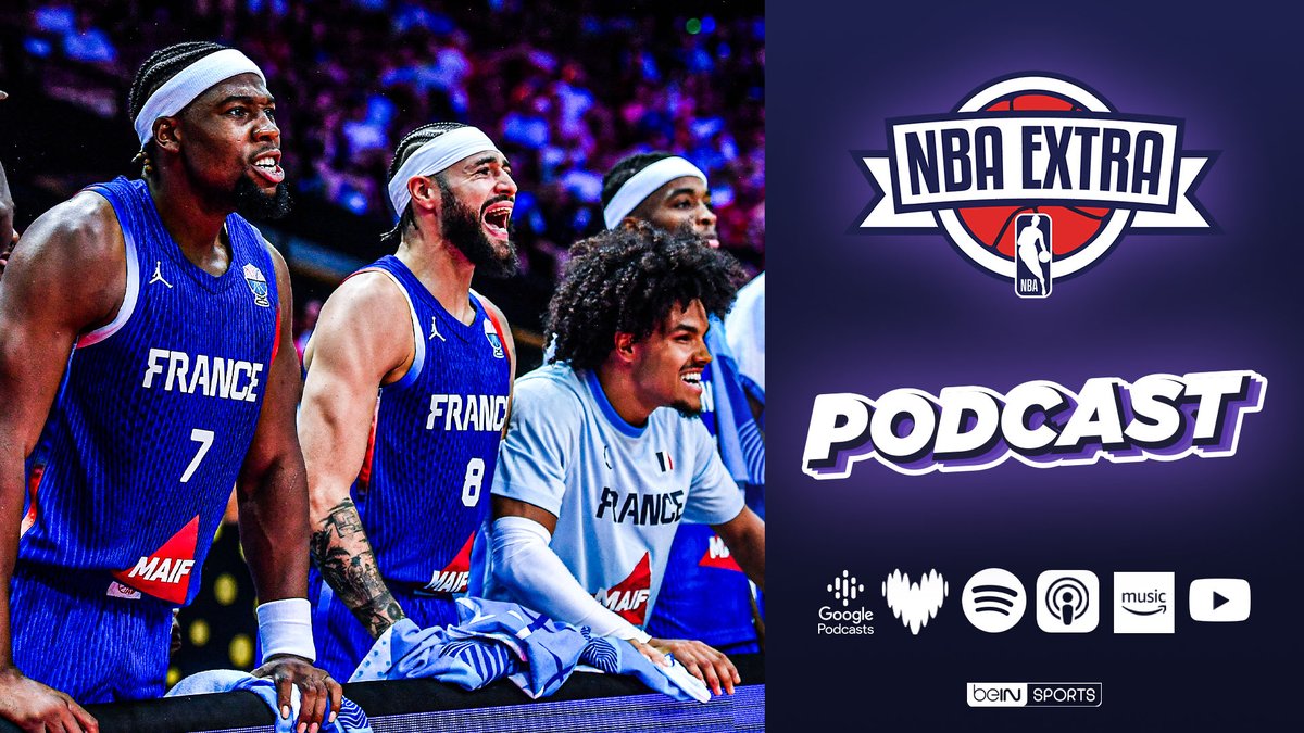 🚨 #NBAExtraPodcast spécial #EuroBasket 2025

🇫🇷 La France peut-elle rêver grand ?

💬 Avec <a href="/Bigfredstyle/">Fred Weis</a> et <a href="/bapt_denis/">Baptiste Denis</a> 
🎧 Écoutez le podcast ici : tinyurl.com/2cr4ndyv