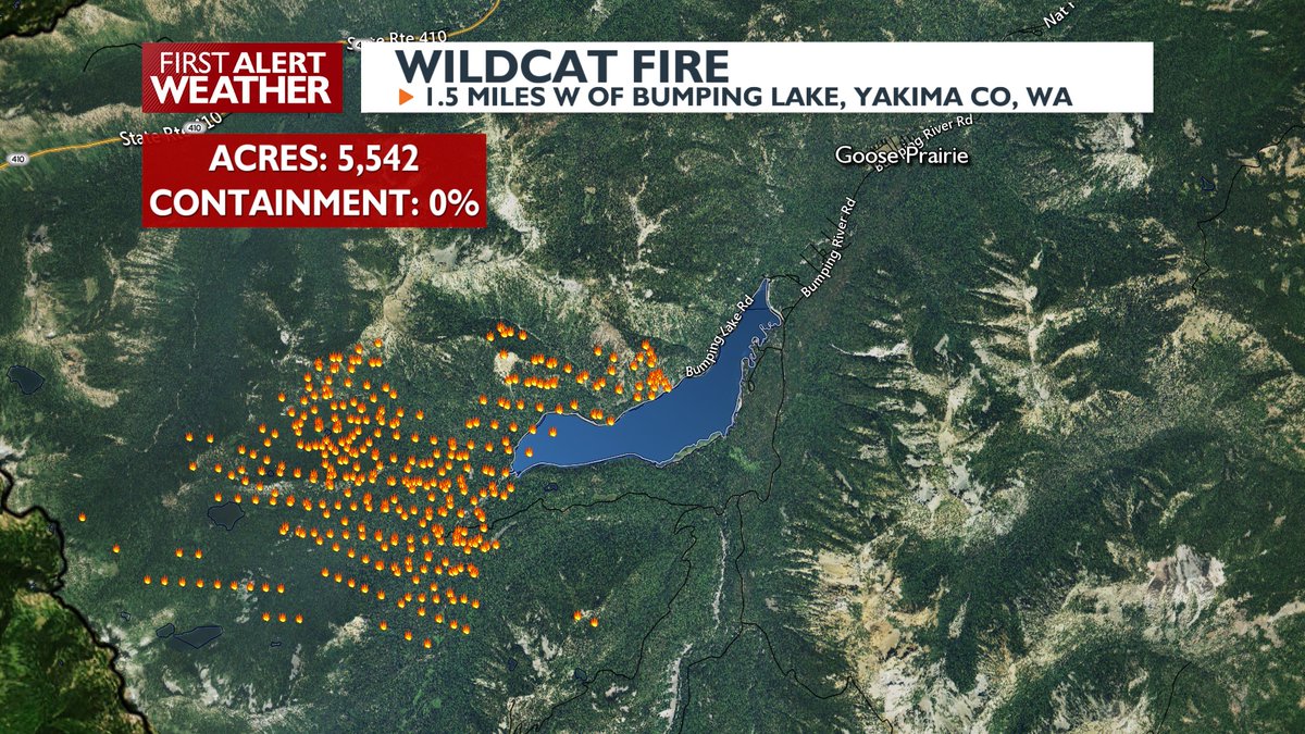 KAPPKVEW's tweet image. 🔥#WILDCATFIRE GROWS TO 5,500 ACRES: Hot &amp;amp; dry conditions will promote more rapid growth today, but cooler and wetter weather should assist firefighters heading into next week! #wawx