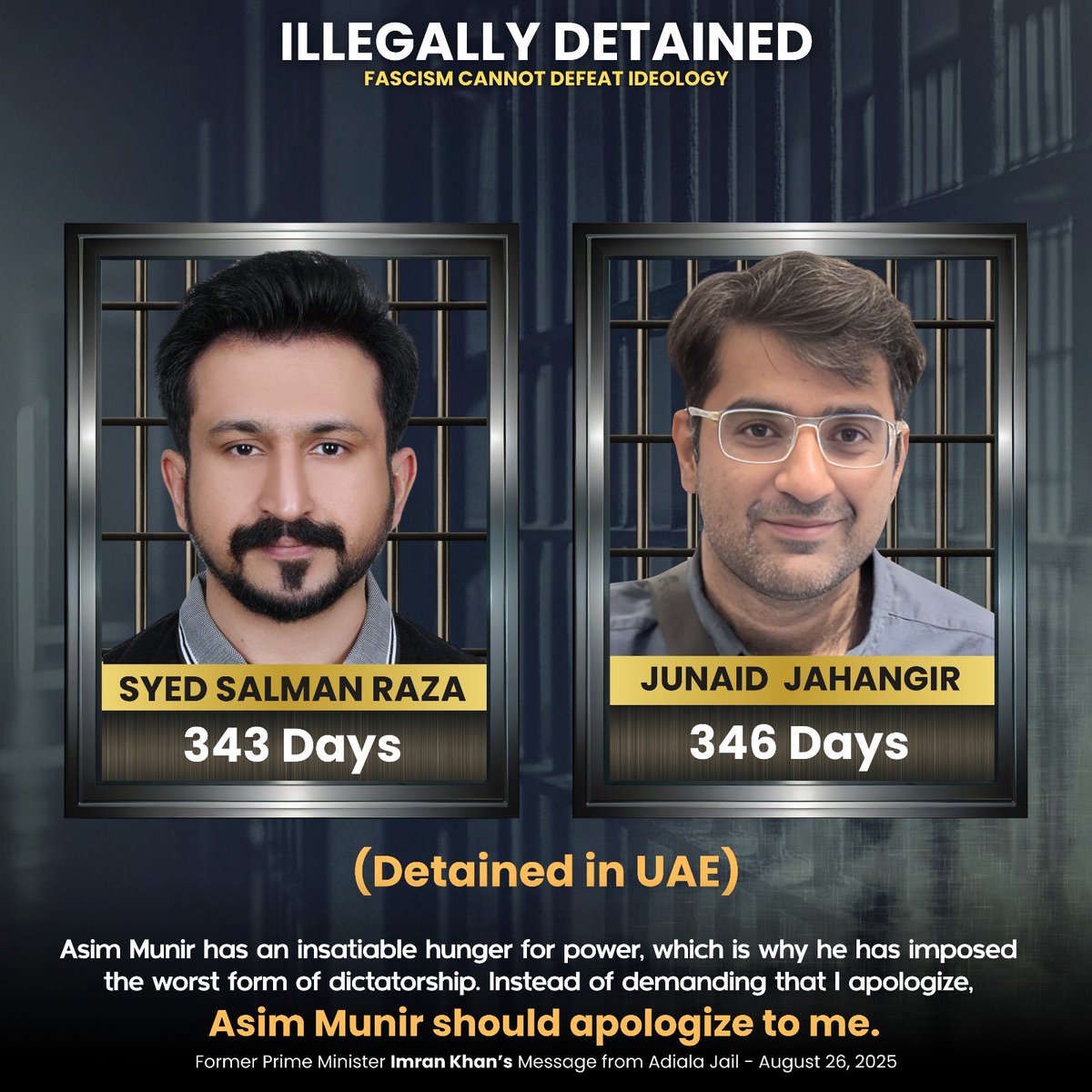 PTIofficial's tweet image. 🧵Part 5/n

“تین سال ظلم و جبر سہنے اور حق پر ہونے کے باوجود میں نے ملکی مفاد میں مذاکرات کی بات کی مگر مجھ سمیت میرے خاندان سے سیاسی انتقام کی انتہا کر دی گئی، ہمارے لوگوں پر سیدھی گولیاں چلائی گئیں اور پارلیمان میں ہمارے اپوزیشن لیڈرز تک کو نا اہل کر دیا گیا، اس کے بعد مذاکرات…