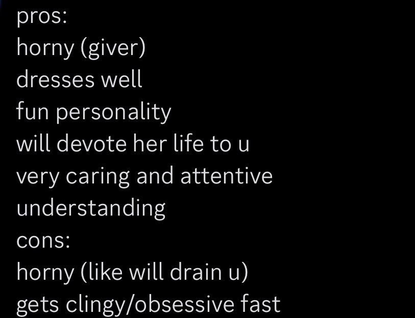 mf made a pros and cons list of what it would be like to date me

<a href="/kanaiwarden/">fubu</a>