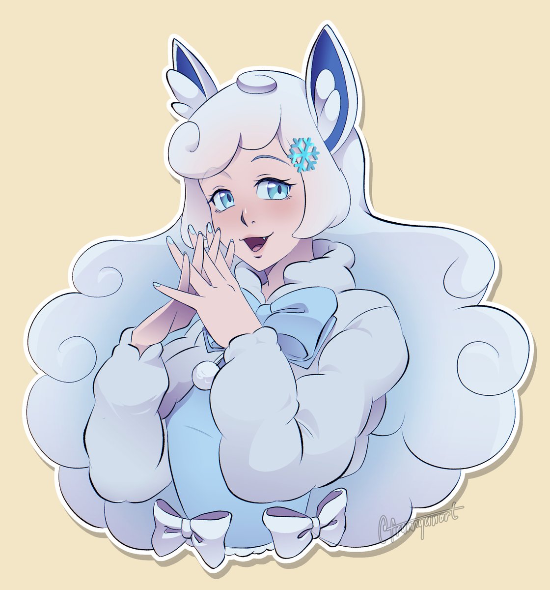 Fanart of Lola for Greta!! 🥰❄️
