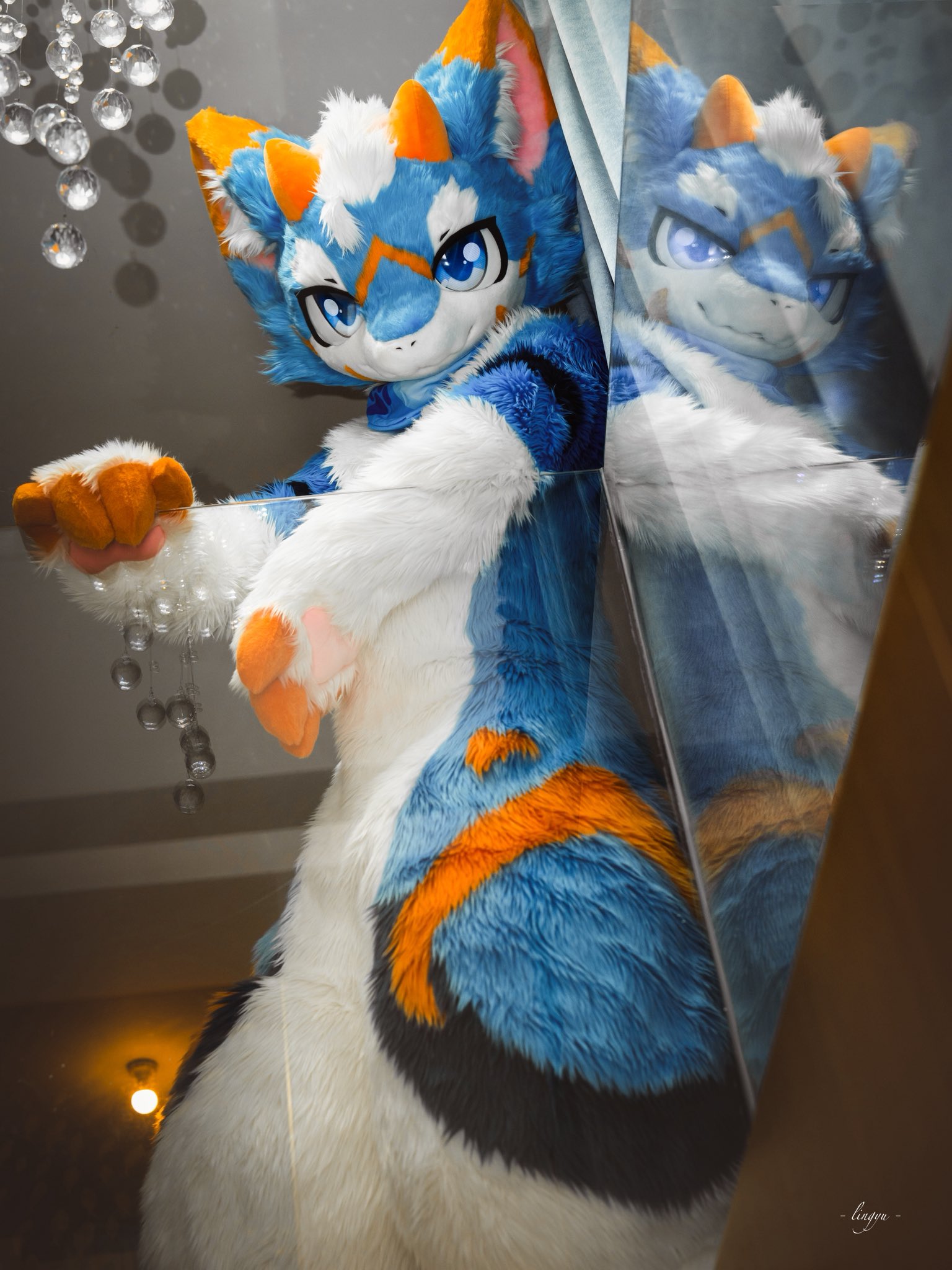 ⭐︎狐⭐︎ 九尾の狐 妖狐 白狐 fox 羊毛フェルト アートドール K7さま