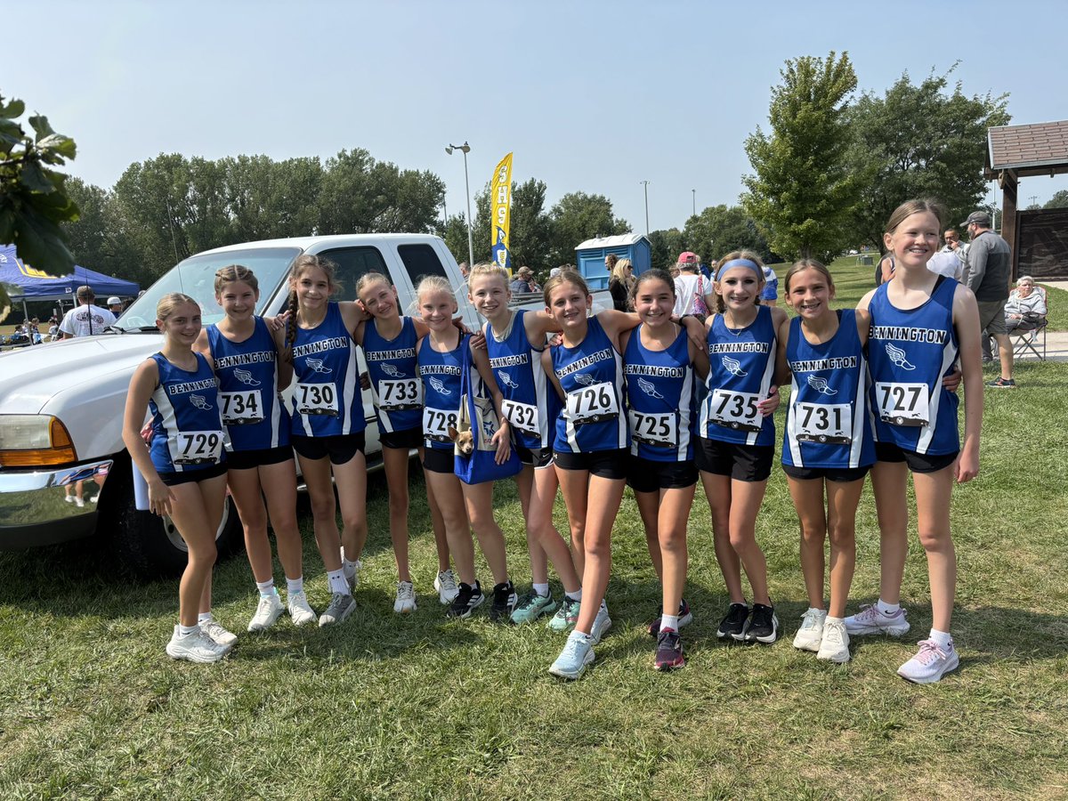 BenningtonMS_XC's tweet photo. Good first meet at the Charlie Thorell Invite in Seward!  Lots to build on @WeRBenningtonMS #WeAreBPS https://t.co/7fHuwrC26Y