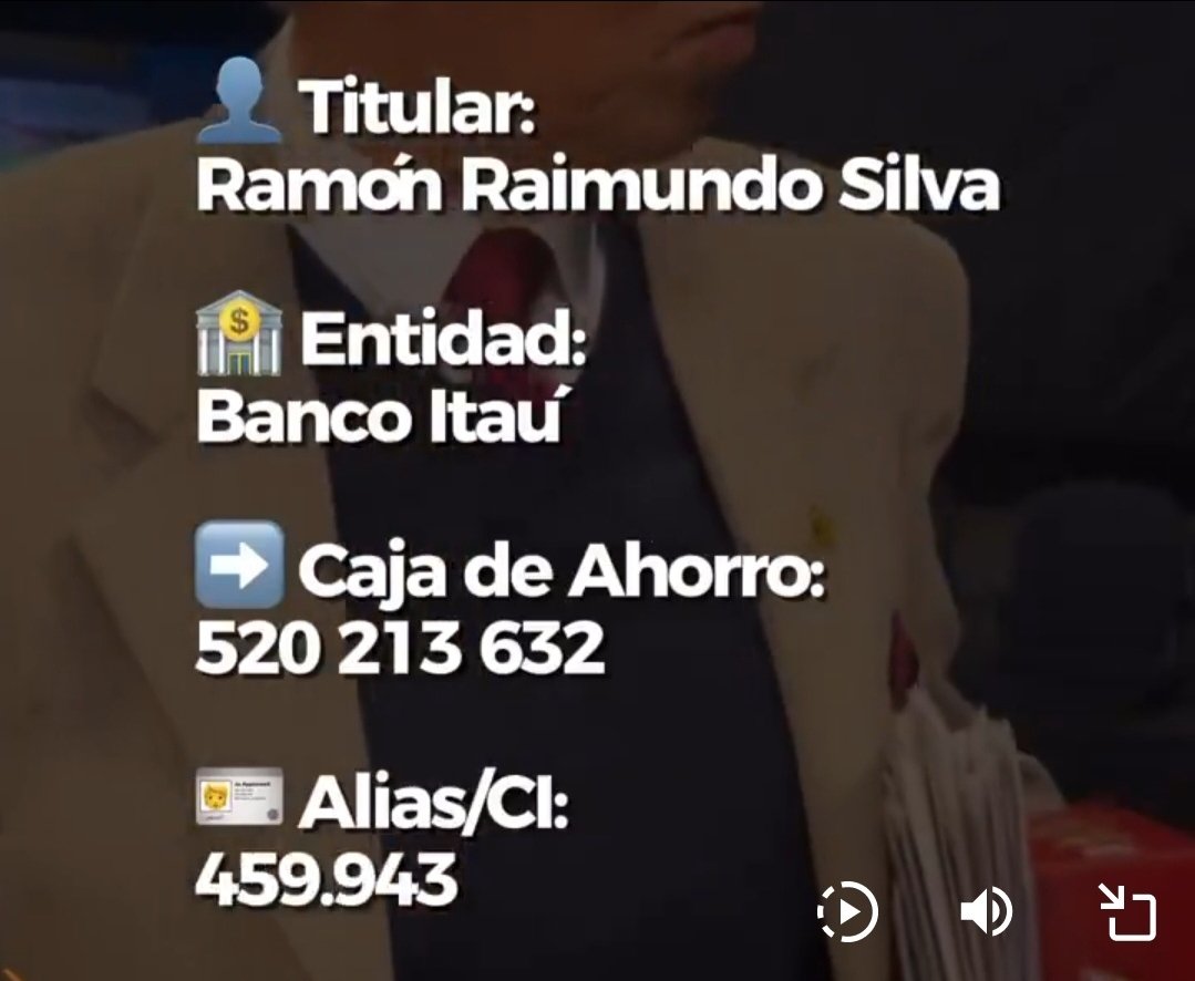 NormaCristinaPy's tweet photo. @delpynews Para quienes quieran ayudar, cuenta directa del Prof. Ramón
 👇🙏 https://t.co/bxBR3dABOh