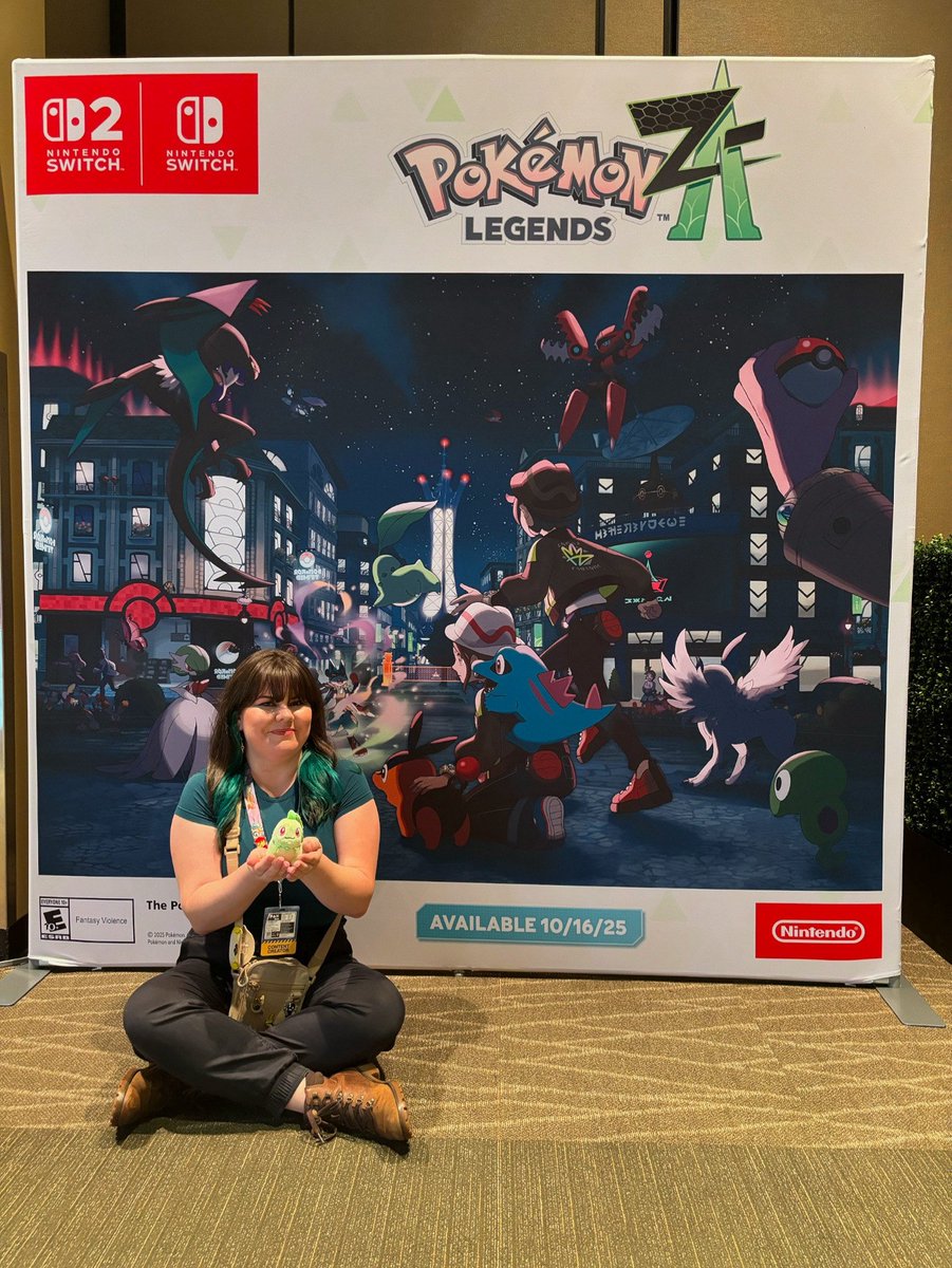 ⛏ mallory (@amateurarchaeo) on Twitter photo Thank you so much to <a href="/NintendoAmerica/">Nintendo of America</a> for #freeaccess to their behind the scenes media demo session at #PAXWest this weekend! Chikorita and I had a blast checking out Pokémon Legends: Z-A and all the other titles featured! Thank you so much to <a href="/NintendoAmerica/">Nintendo of America</a> for #freeaccess to their behind the scenes media demo session at #PAXWest this weekend! Chikorita and I had a blast checking out Pokémon Legends: Z-A and all the other titles featured!