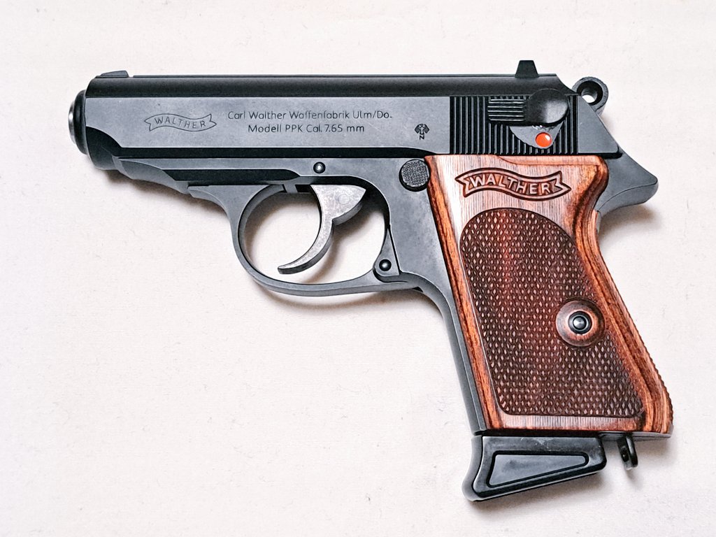 パンドラアームズ　マルゼン　ワルサーP.38用　木製グリップ パンドラアームズ Pandora Arms グリップ マルゼン ワルサー PPK/S