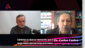 Alberto Acosta (@albertoacostae) on Twitter photo CUENCA VE AMENAZADA SU FUTURO...
El doctor Carlos Castro Riera, en una entrevista en ANTENA UNO, explica detalladamente cómo el gobierno de Daniel Noboa <a href="/DanielNoboaOk/">Daniel Noboa Azin</a> pone en riesgo el páramo, el agua y la vida misma en el Azuay. Al mismo que atropella la DEMOCRACIA.
Disponible CUENCA VE AMENAZADA SU FUTURO...
El doctor Carlos Castro Riera, en una entrevista en ANTENA UNO, explica detalladamente cómo el gobierno de Daniel Noboa <a href="/DanielNoboaOk/">Daniel Noboa Azin</a> pone en riesgo el páramo, el agua y la vida misma en el Azuay. Al mismo que atropella la DEMOCRACIA.
Disponible