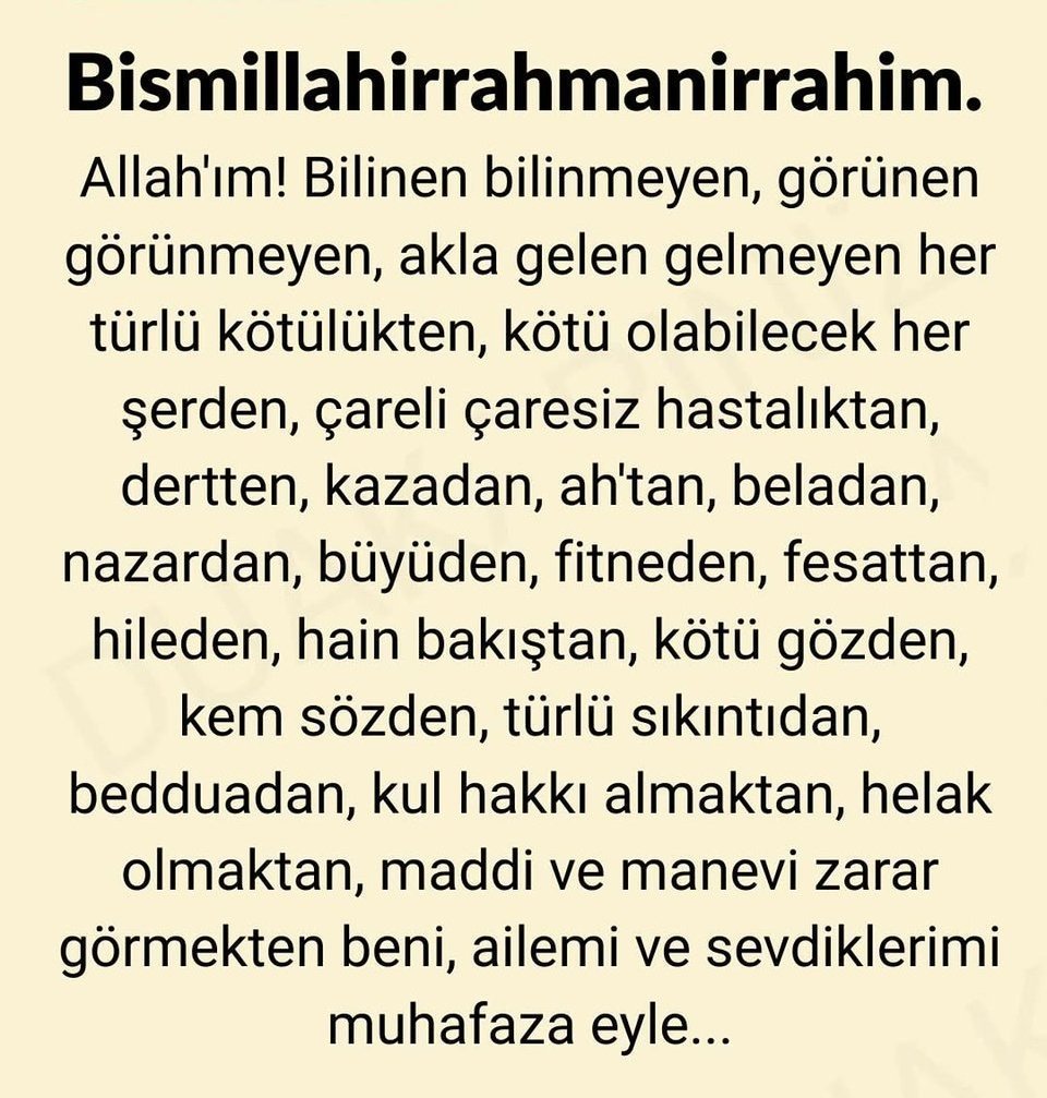 Cuma gecesi duası;