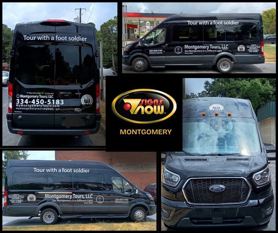 KippyNow's tweet image. #ThrowbackThursday 🚐💥

Bold graphics. Big impact. Montgomery Tours is rolling with ads that work harder than billboards! 👀✨

#SignsNowMontgomery #VanGraphics #BoldDesign #3MGraphics #3MPreferredInstaller