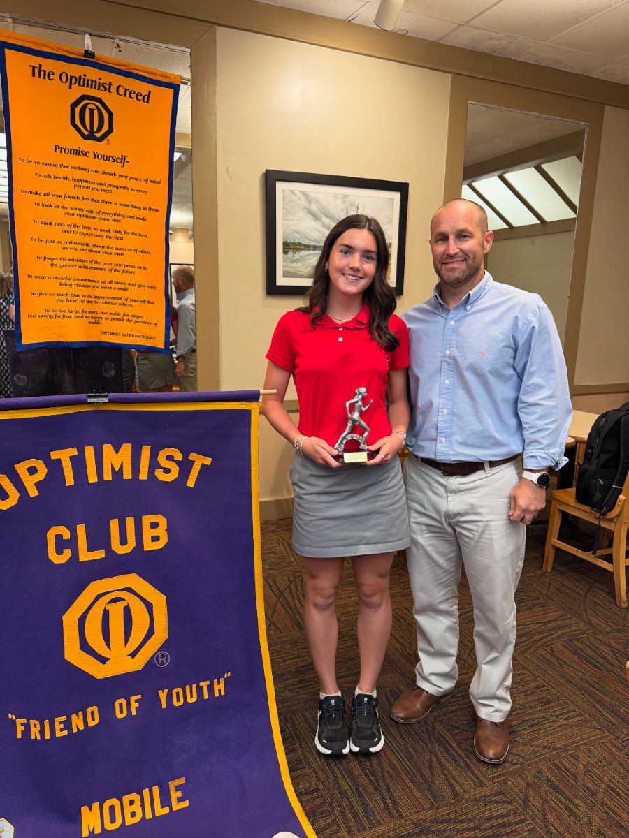 Mal1430437's tweet photo. Thank you Mobile Optimist Club for awarding me, Mobile County Optimist Club Cross Country Runner of The Week! Thank you coach Joey Kelly for saying some kind words about me as well! This is only the beginning of the season still got a lot more work to do 👏💪🏼#runneroftheweek #xc https://t.co/ONawsDHdvp