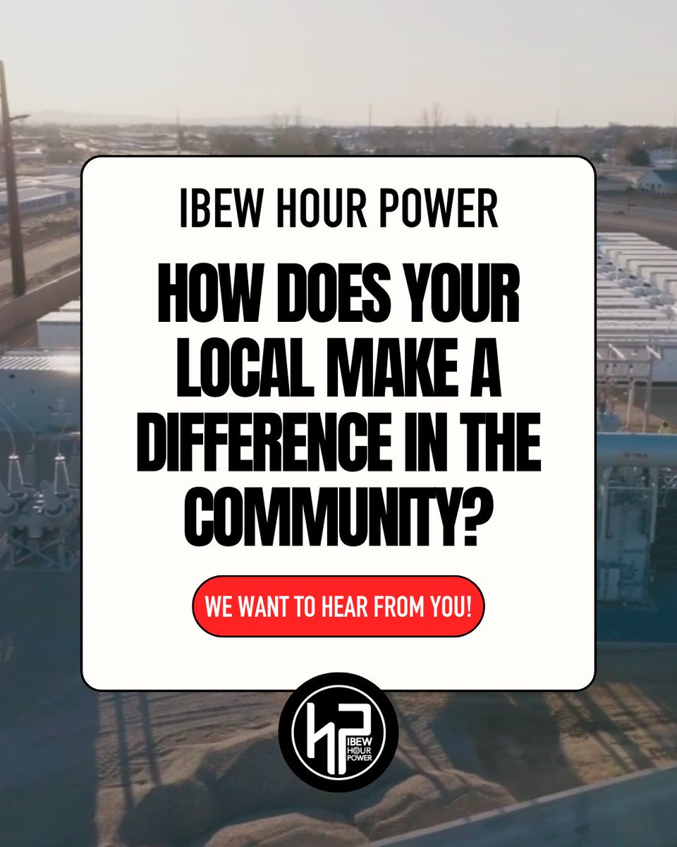 We love highlighting the voices that make up the IBEW community. 💡

Got a story worth sharing? Drop it in the comments or send us a DM!

#IBEW #IBEWStrong #UnionProud