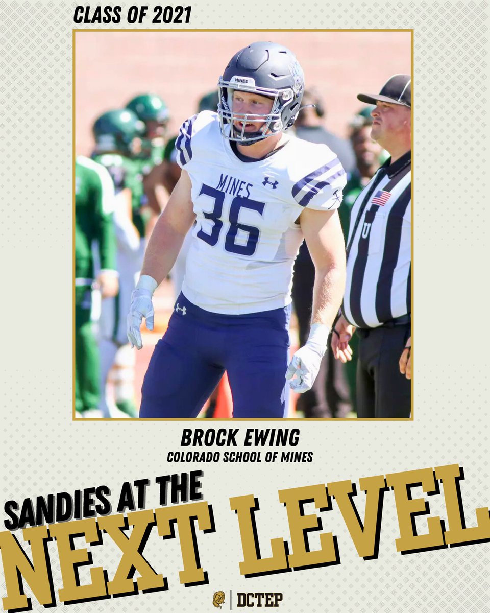 Best of luck this season, Brock‼️

Catch former Sandie <a href="/brockewing22/">Brock Ewing</a> and <a href="/MinesFootball/">Mines Football</a> in their season opener tonight vs <a href="/WTAMUFootball/">Buffalo Football</a> 🔥

🕐: 7:00 PM
📺: flofootball.com

#KTA | #DCTEP