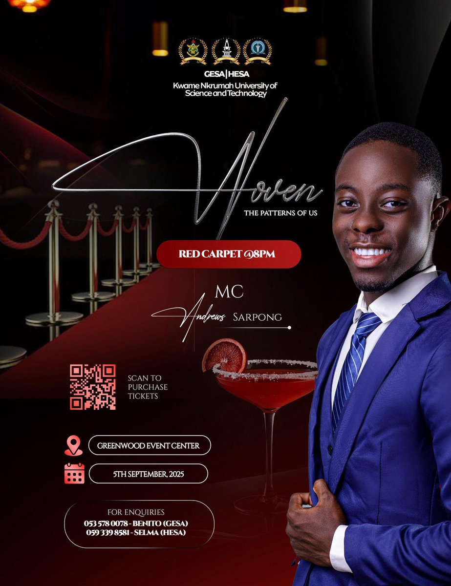 watsuptek's tweet photo. MCโs for #WOVEN2025.
๐ Greenwood Event Center |Friday, 5th September 2025
๐ https://t.co/XJ7kBpPygU
#EveryThreadTellsAStory
#WatsuptekReport https://t.co/7ZIEnMcMWI