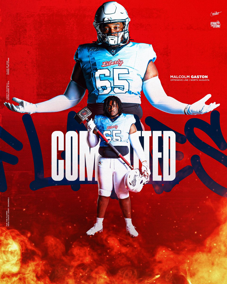 Let’s gooo💯<a href="/On3sports/">On3</a> <a href="/247recruiting/">247Sports Recruiting</a> <a href="/CoachColtonKorn/">Colton Korn</a> <a href="/CoachChadwell/">Jamey Chadwell</a> <a href="/NAHSJacketFB/">NA Football</a> <a href="/NKostarelos/">Nik Kostarelos</a> <a href="/LibertyFootball/">Liberty Football</a> <a href="/LUFBRecruiting/">Liberty Football Recruiting</a>