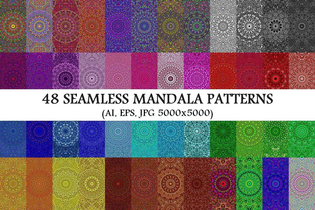 DavidZydd's tweet image. 48 Seamless Floral Mandala Patterns behance.net/gallery/233400… #DavidZyddVectors #RepeatingPattern #Floral #Seamless #Mandala #FloralMandalas #RepeatingPatternSet #SeamlessMandalaPattern #Repeating #SeamlessBackgrounds #MandalaDesign