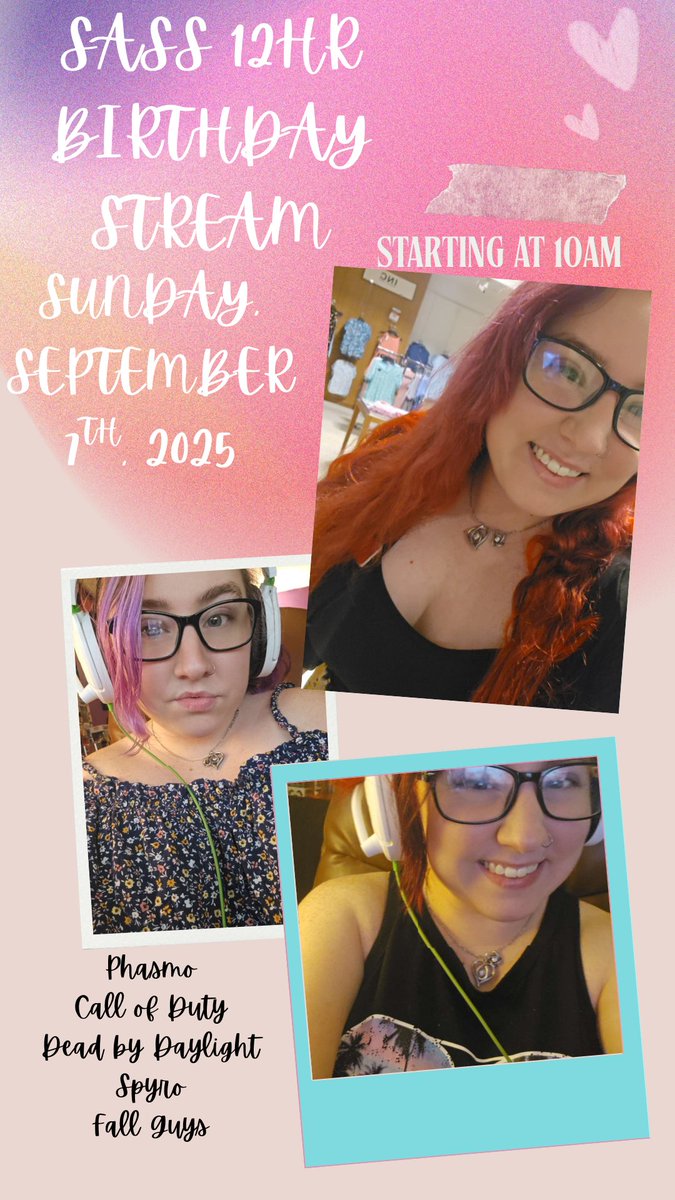 Sunday is my Big Dirty 30! I am going to do a 12 hour stream over on the purple app! Lots of games and fun! I hope to see you there! twitchtv.com/sass_master912 #twitch #streamer #birthday #dirty30 #georgiapeach #VirgoSeason