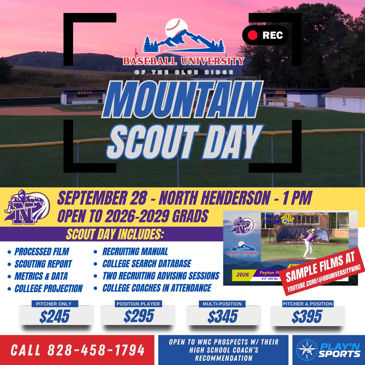 Baseball University of the Blue Ridge tweet media