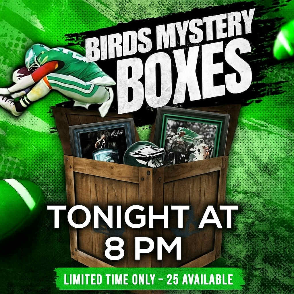 Round one of our Eagles Msytery Boxes sold out in a record 1 minute and 10 seconds. Round 2 is launching at 8pm for those who missed out. Good luck!
shopdynastysports.com/products/phila…