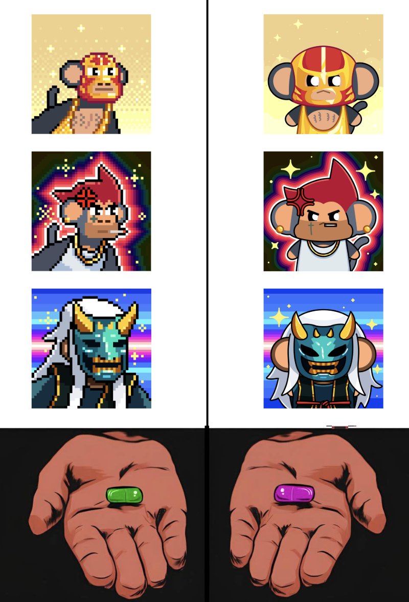 Pixel or Kawaii, Which pill you taking?